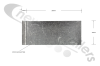 7371066 Cargo Floor Aluminium anti wear protection strip 5 mm. excl. holes for welding (156,8mm) 15 plank system