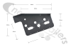 F-104257101 STAS Adjustable Light Bracket Support Universal Right Hand Offside (Light Wing)