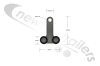 5005467 Kraker side opening door Moving Headboard Chariot 4 Roller Type - 50mm Longer than standard roller
