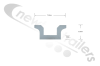 06529601 Keith Walking Floor® V18 Weld On End Cap - 5" & 5.25"