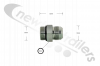 6400-16-16 Titan Priority Valve - Coupling