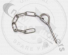 M-38007300 STAS PIN and CHAIN Lock Holder Rear Door 6MM