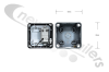 N1009126 Weather Proof Switch 20a 1-Gang with Neon Light - Often Used for Trailer Body Interior Light