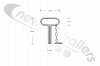 F-106453400 STAS Tailgate Prop Pin and Chain