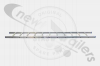 LADDER340 STAS Aluminium Ladder 2990mm Long For Aggregate Trailer - 11 Rung