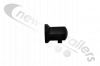 L6809 Wheel Nut Cover - Black Plastic Nut Cover - Universal