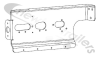 F-1053016 STAS Light Bracket Left Hand / Nearside (Light Wing)