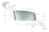30166526 Knapen Rear Bumper (Under Run) Cover Plate/ End Cap For B120 Style - Left