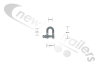 AMSC38/050/GV Cat Walk Safety Chain D Shackle
