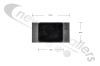 N1009483 SDC Watertight Rubber Body Pad 25mm Depth Weld On