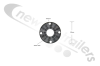 1810790 Dawbarn Hydrowing Passive Hinge Automatic Net Plate
