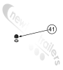 1805519 Shurco 9000 Rubber Boot & Nut for 1808786 Shur-co