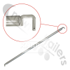 BDICO50030 Knapen Cover Sheet Flat Steel Arch Bar With Two Cranked Pins For Moving Floor - Sheet Support