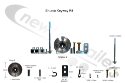1125064 Shurco Roll Tube Key Way Kit