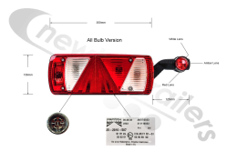 25-2910-507 Aspoeck Replacement Ecopoint II Right Hand (UK OS) Lamp With Side Marker Light