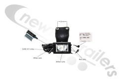 31-3104-087        Aspoeck Superpoint '4'  Side Marker Pendant LH 2m P&R  - Nearside