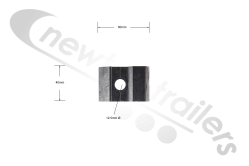 F00360656 Legras Chassis Cross Member Clamp