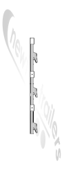S-38026800 STAS Watertight Rear Door Locking Bar Right