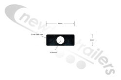 30164518 Knapen Biomass Standard Rear End Mounting Plate