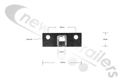 30149701 Knapen Combination Hydraulic Rear Door Lock Cam