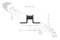 12100878 Knapen Combination Hydraulic Rear Door Lock Keeper