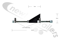 10310401 Keith Walking Floor® CleenSweep Brake Assembly