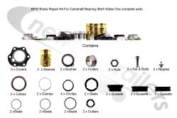 09.801.06.09.2 BPW Brake Repair Kit For Camshaft Bearing (Both Sides One complete axle)