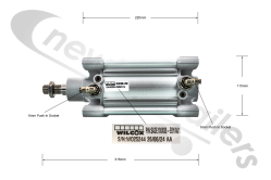 SADE-100/80-E8Y/A01 Wilcox Rear Door Air Ram