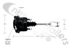 5000935 Kraker Pneumatic Door Air Cylinder