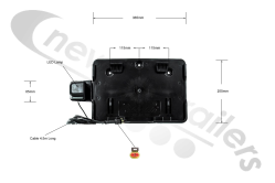 645/833/20 Rubbolite LED Numberplate Carrier