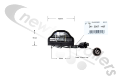 BDICO11812 Knapen License Number Plate Light