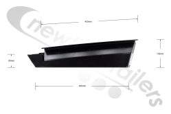 30163065 Knapen Cover Plate, Sideplate Left Side Type 10