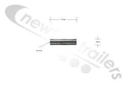 30107608 Knapen Cleansweep Axle for Guide Roller