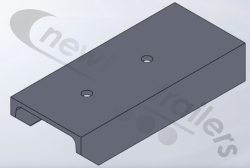 1800679 Shurco Bullet System Rear Cross Piece Rubber Bumper Kit