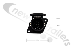 13-3170-007 Electric Suzie Socket 15 Pin ISO