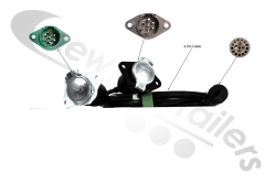 58-6649-037 Aspoeck 24N & 24S With ASS3 15 Female Pin Connector And 2.6M "Y" Link Cable