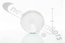 OM248/01 L Edbro Ram / Cylinder CS17/HP17 Flat Top Cap