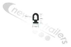 F-0000073 STAS/Luck Access Ladder Mounting Arm Chassis Mount Rubber 65mm