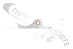 35AWF-001067-01-R-B Titan Hydraulic Door Top Eyelet For Securing Pin