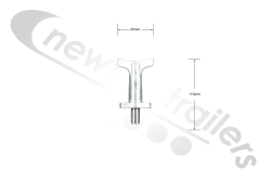 STAS Lock Pin  STAS Underrun Securing Locking Pin