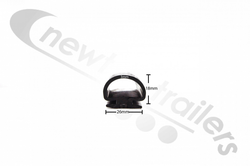 702748/30 STAS Tipping Trailer Door Seal For OP Door 30 Metre Roll