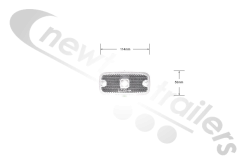 40 123 013 Vignal Clear Marker Lens Only