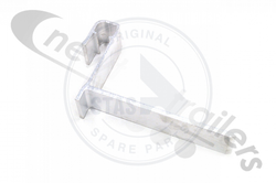 S500/13295 STAS Aluminium Bottom Rail Profile "P" LG = 13295