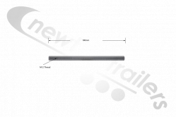 M-18009500 STAS Auto Rear Door Threaded Rod for Return Spring M12.