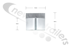 F00083161 Legras Sheet Arch Lug 28mm Hole