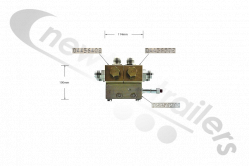 04459401 Keith Walking Floor® RFII & Workhorse Control Valve Assembly ELECTRIC Version 6 Port