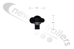 6113003 Cargo Floor Control Plastic Box Lock Tab