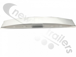 REAR HOOD 8" for Ribsider 96.75" Dawbarn for Fruehauf Cover Sheet FRONT DOME Hood 8" (200mm) x 96.75" For RIBSIDER