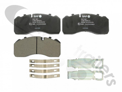 3.057.0078.01 SAF Brake Pads (Knorr Bremse) SK7 19.5" Disc / 19.5" Calliper - Without Calliper Fitting Kit
