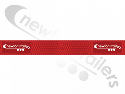 BC70706-NEWTON – Red EVO  Newton Trailers Logo Red VC104+ Orafol Reflexite reflective tape - Per Meter